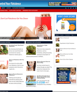 Flatulence Control PLR Website
